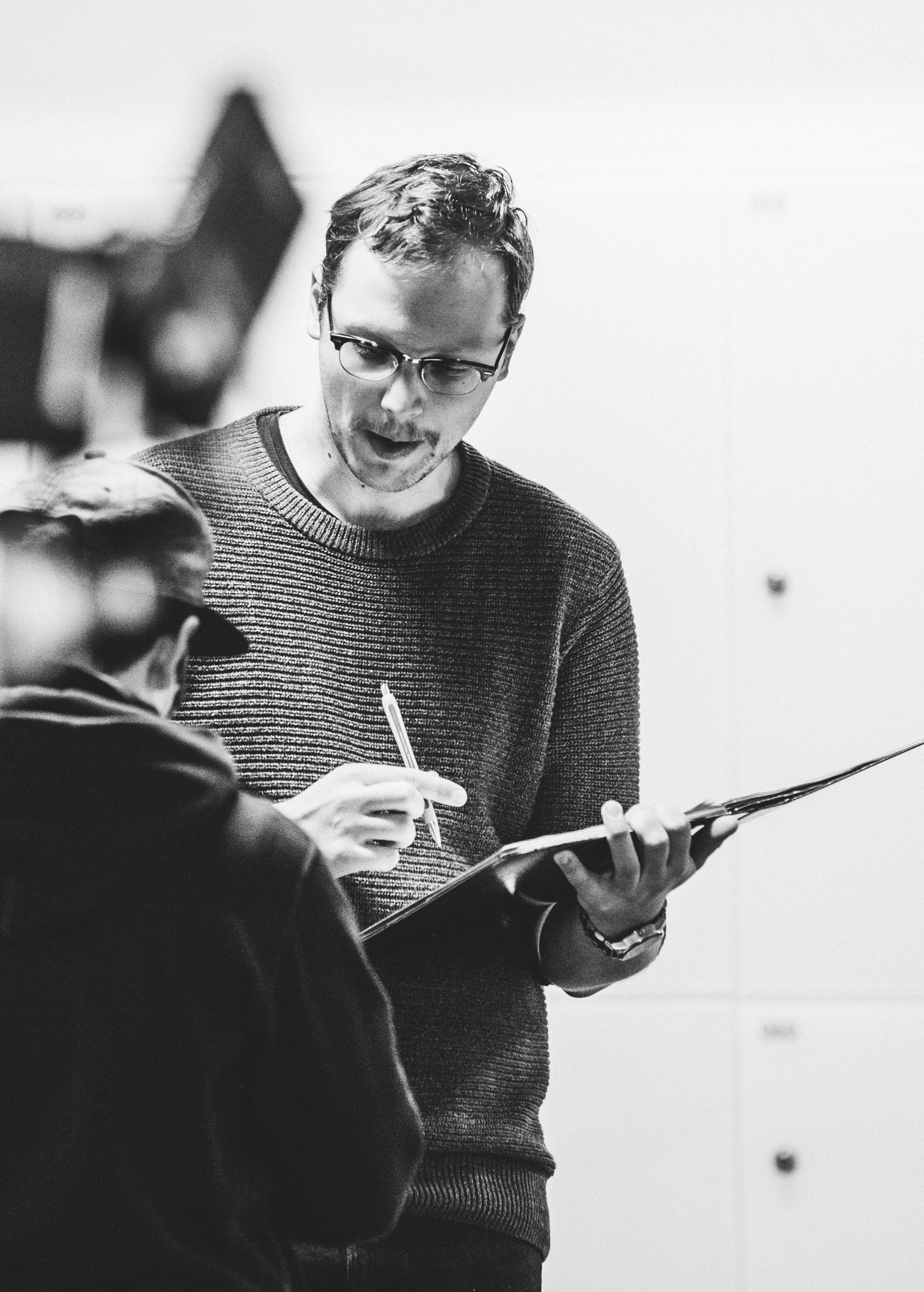 Tim beim Dreh – Foto von Gunda Schliep