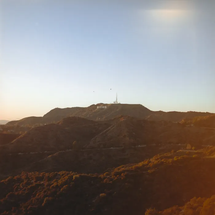 Analogfoto, aufgenommen mit Hasselblad 501cm auf Kodak Gold 200, Los Angeles
