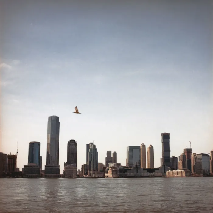 Analogfoto, aufgenommen mit Hasselblad 501cm auf Kodak Gold 200, New York